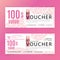Vector gift Rose voucher template. Universal flyer for business. luxury white vector design for department stores