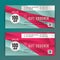 Vector gift voucher template. Universal flyer for business. Red turquoise triangle background. Gift voucher value 100