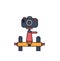 Vector gimble camera stabilizer illustration design .