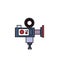 Vector gimble camera stabilizer illustration design .