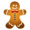 vector gingerbread cookie