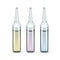 Vector Glass Medical Ampoules Bottles Isolated