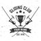 Vector Gliding club retro badge.