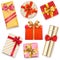 Vector Glossy Gift Boxes