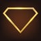Vector gold diamond icon