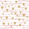 Vector Gold glittering heart seamless pattern