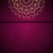 Vector gold oriental arabesque pattern background with place for