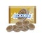 Vector golden oreo cookie package