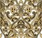 Vector golden seamless oriental national ornament, background. Endless ethnic floral pattern of Arab peoples