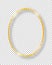 Vector golden shiny vintage round frame isolated on transparent background. Luxury glowing realistic oval