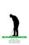 Vector Golfer Silhouettes