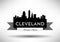 Vector Graphic Design of Cleveland City Skyline