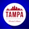 Vector Graphic Design of Tampa City Skyline