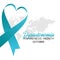 Vector graphic of dysautonomia awareness month good for dysautonomia awareness month celebration.