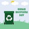 vector graphic of Global Recycling Day ideal for Global Recycling Day celebration