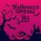 Vector graphic of Halloween super sale good for Halloween super sale celebration.