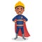 Vector Graphic Illustration of Firefighter Man