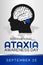 Vector graphic of international ataxia awareness day good for international ataxia awareness day celebration.