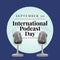 vector graphic of International Podcast Day good for International Podcast Day celebration. flat design. flyer design.flat