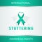 Vector graphic of international stuttering awareness month