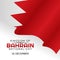 Vector graphic of Kingdom of Bahrain national day perfect for Kingdom of Bahrain national day celebration.