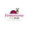 Vector graphic of logo design, feminine pet shop. Inspiring logos from feminine snails. good for, pet shop, boutique, clothes bran