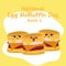 vector graphic of National Egg McMuffin Day excellent for National Egg McMuffin Day celebration