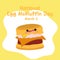 vector graphic of National Egg McMuffin Day excellent for National Egg McMuffin Day celebration