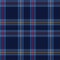 Vector graphic of navy blue, red and yellow gingham cloth background with fabric texture. Seamless fabric texture. Suits for