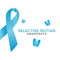 Vector graphic of selective mutism awareness