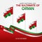 Vector graphic of the Sultanate of Oman national day good for the Sultanate of Oman national day celebration.