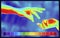 Vector graphic of Thermographic image of Closeup hands Used to help on blurred background. Closeup hands Used to help showing
