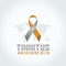 Vector graphic of tinnitus awareness week