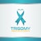 vector graphic of trisomy awareness month