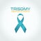 vector graphic of trisomy awareness month