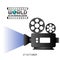 Vector graphic of world day for audiovisual heritage good for world day for audiovisual heritage celebration.