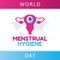 Vector graphic of world menstrual hygiene day good for world menstrual hygiene day celebration.