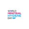 Vector graphic of world menstrual hygiene day good for world menstrual hygiene day celebration.