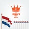 vector graphics of happy kings day good for kings day celebration