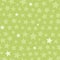 Vector Green Monotone Stars Seamless Pattern Background