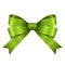 Vector Green Satin Gift Bow