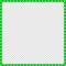 Vector green and white square border made of animal paws print isolated
