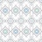 Vector grey blue tribal geometric seamless pattern