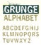 Vector Grunge Alphabet