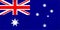 Vector grunge Australia flag background