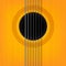 Vector guitar sound hole background.