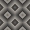 Vector halftone seamless pattern. Monochrome texture with zigzag lines, chevron