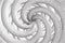 Vector Halftone Stippled Geometric Figure Background 3D Infinity Torus Knot Loop Close Up