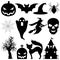 Vector halloween elements.