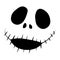 Vector Halloween Faces. The nightmare before christmas. Jack Skellington. halloween jack faces silhouettes